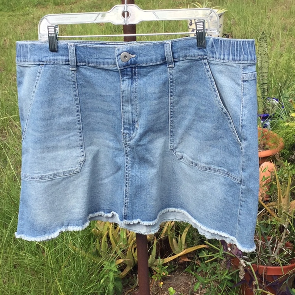 ๐ฆโ NOBO โ Size XXX Lg So Fun To Wear Denim Skirt Wardrobe Must Have ๐ฆ - Picture 3 of 10